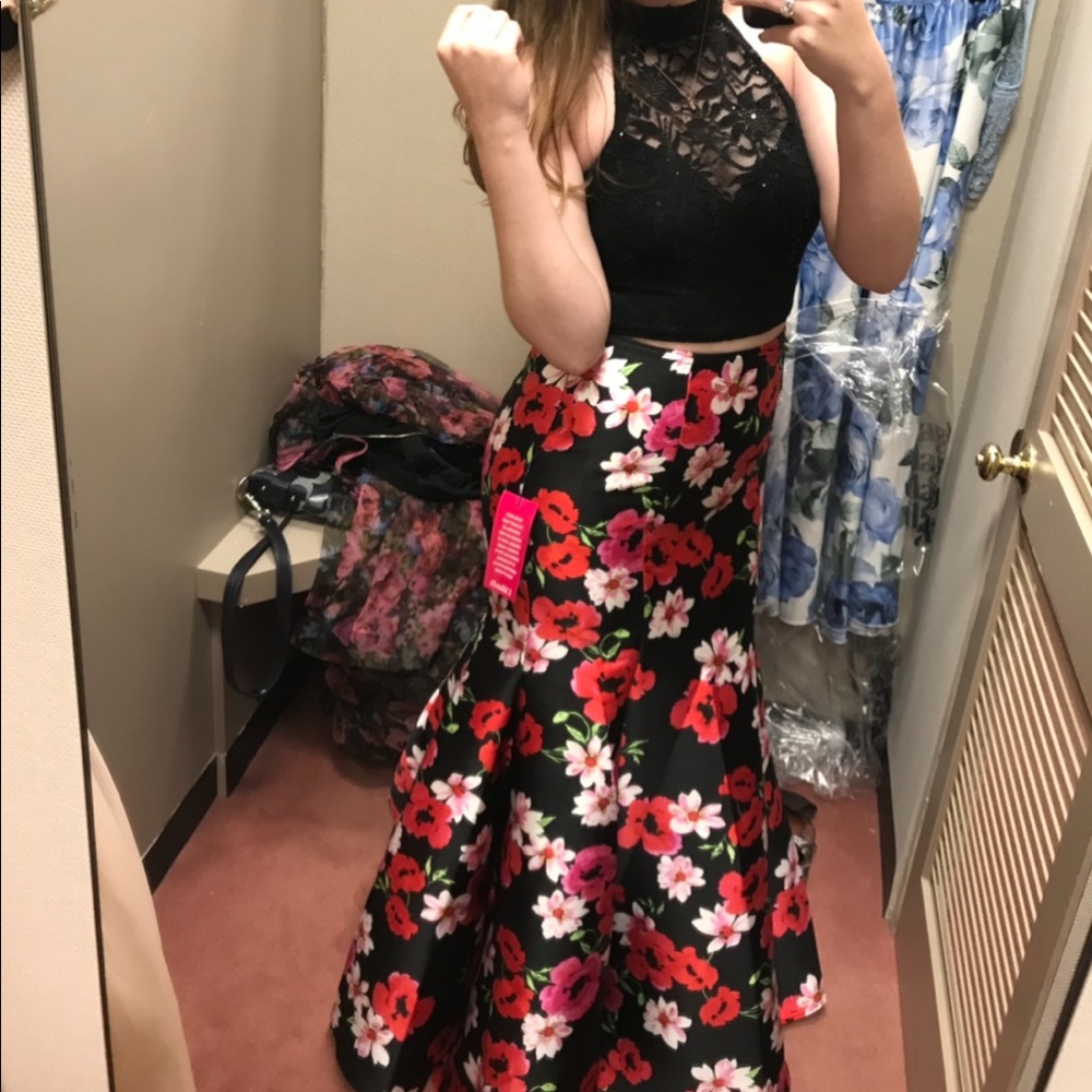 Two Piece Prom Dress